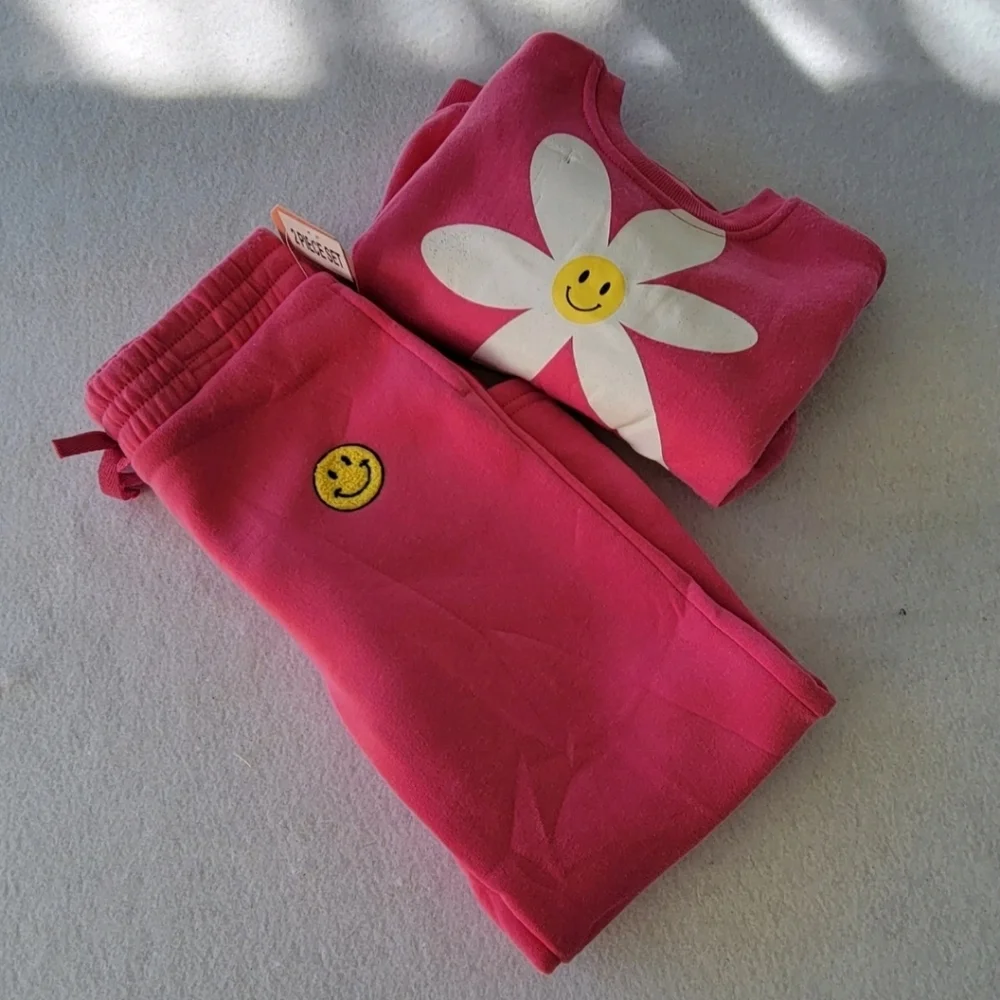 Lucky You 2 Pieces/Set Girls' Long-Sleeved T-Shirt And Pants Size 5 (2) - Picture 11 of 11